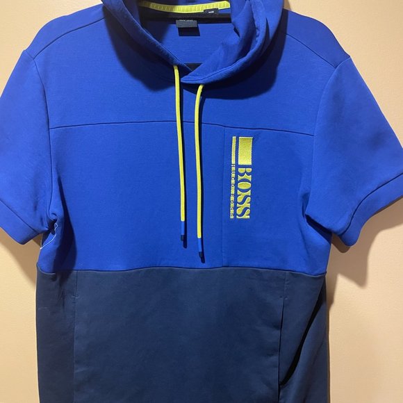 Hugo Boss Other - Hugo Boss Men's Short Sleeve Hoodie Size Medium